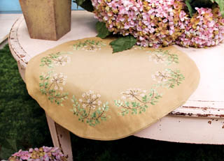 Queen Annes Lace Candle Mat